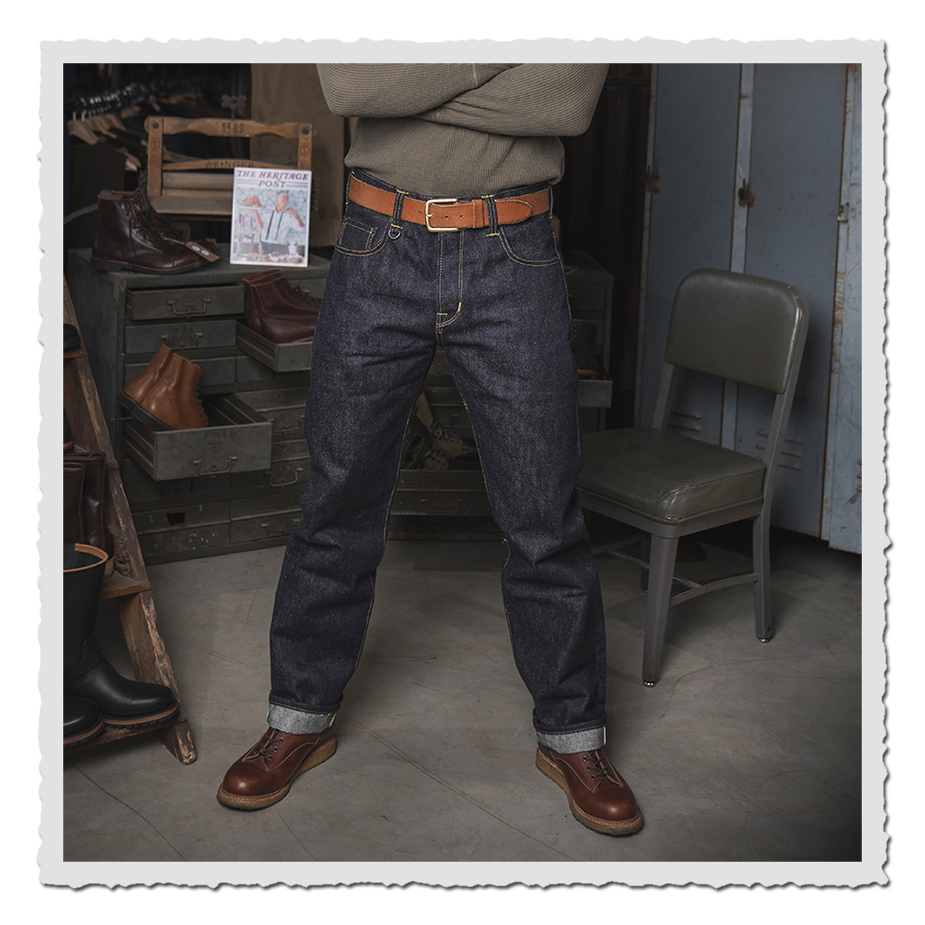 Pike Brothers 1947 Roamer Pant 21oz Indigo – schwere Raw Denim-Jeans im Vintage-Stil